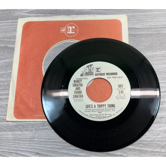 Frank Sinatra I'm Not Afraid / Life's a Trippy Thing 45 Pop WLP Promo Reprise - Picture 4 of 4